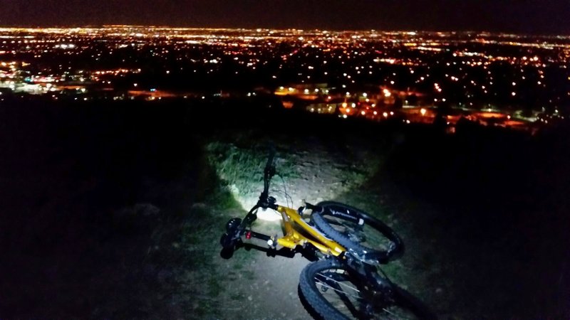 Moonlight ride on Green Mt.