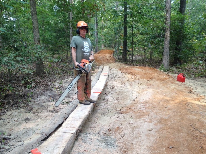 Making a skinny for the new Gatway Trail.