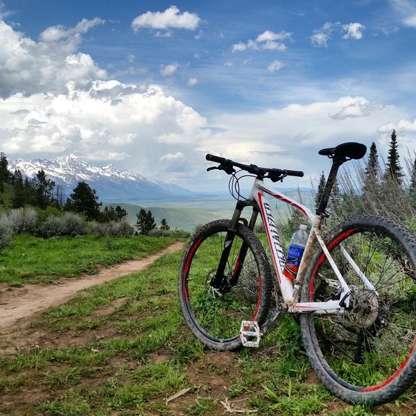 Looking out towards the Tetons.