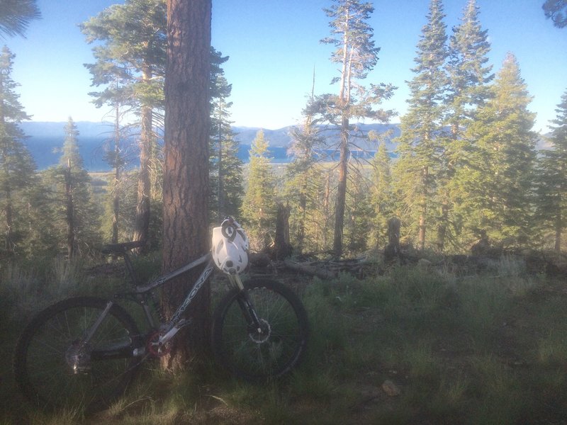 Looking out to Lake Tahoe