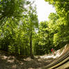 The big wall ride on The Boss Trail.