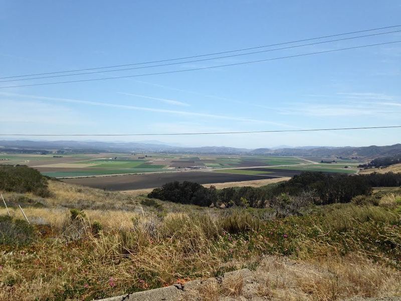 Over looking Lompoc Valley.