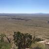 On top of Tabletop Mountain overlooking City of Rocks and the Hydra Trail.