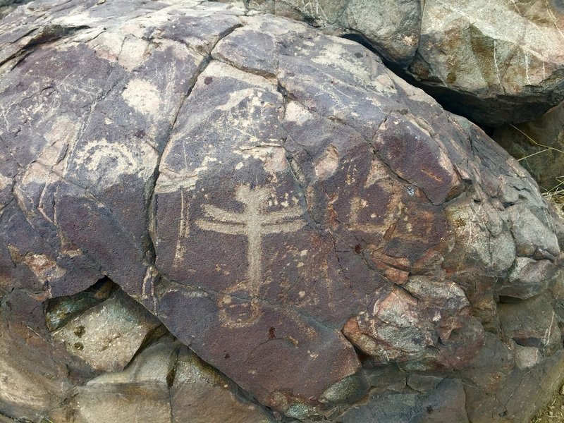 The petroglyph that this trail is named after.