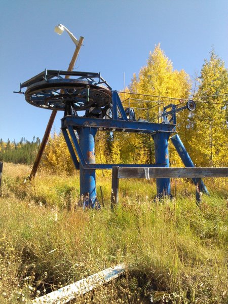 An old lift just outside Fraser.