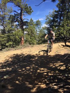 Nice views of the Indian Peaks along this portion of the trail.