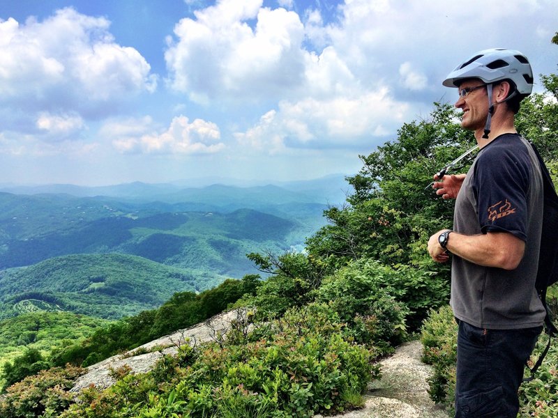 Overlook off the Southern Ridge Trail - Looking West.