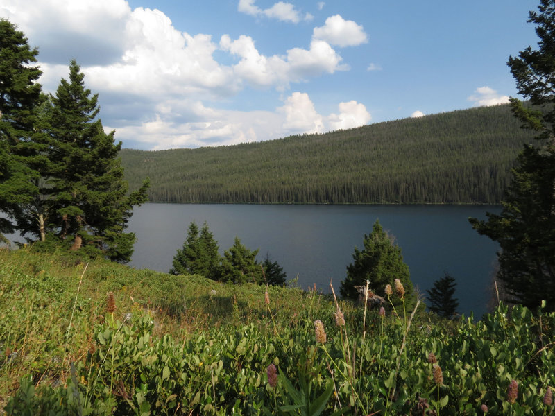 Grand Mogul Trail along Redfish Lake