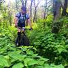 Cruising through the lush undergrowth on Chamberlin's Loop