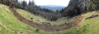 South view from top of trail system, but you'll hardly notice cause the because trail is so fun!