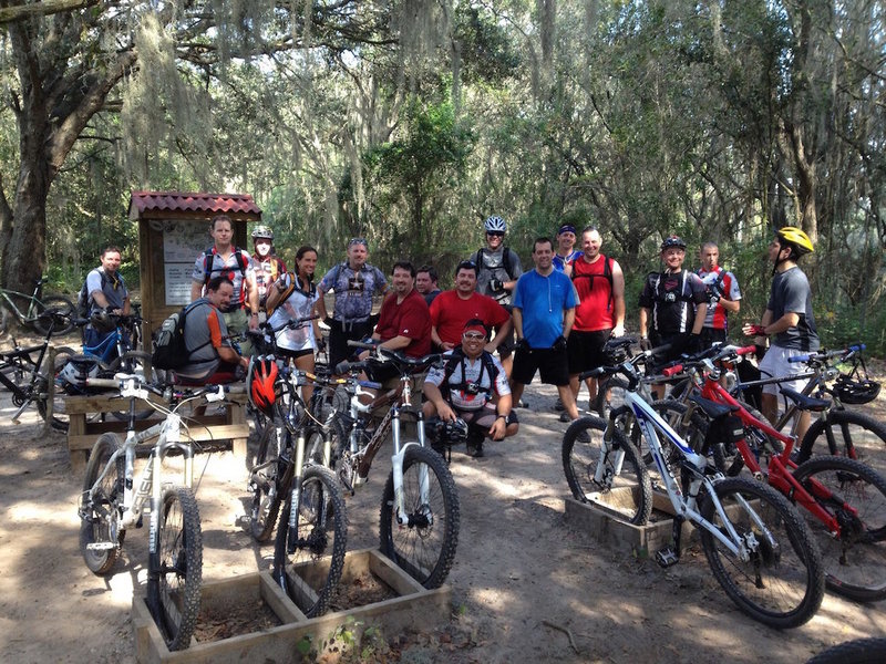 On a beautiful day the rest stop at the end can be pretty crowded.