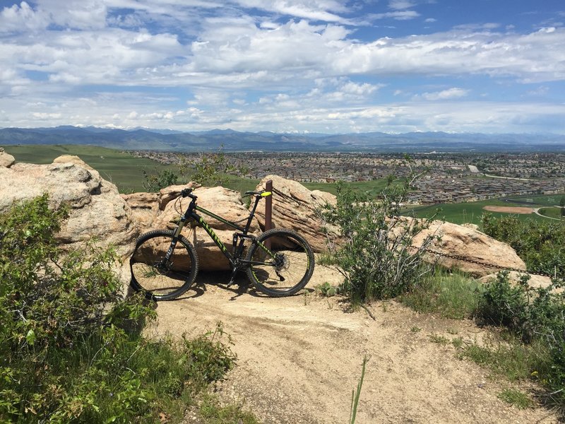 Pause and check out the views at the overlook, just off the trail