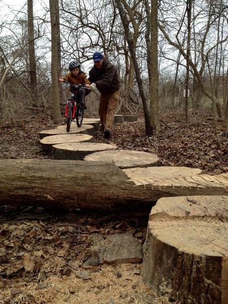 Even balance bikes have taken to the Gators Bike Park, we love our Lil' Shredders!!