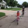 Riding the Schweiter Bikeway after the ribbon cutting ceremony