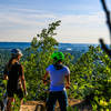 Enjoying the views from the new Rotary Vista Trail.