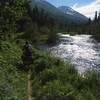 Cool waters along the Upper Russian Lake Trail