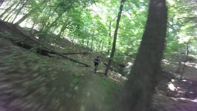 Speeding along Trail 3