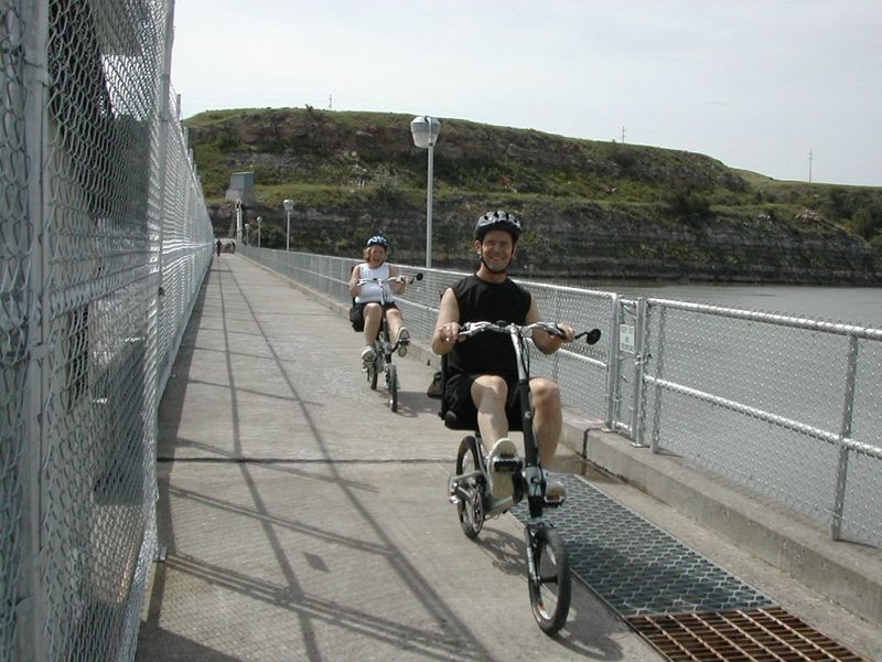 Crossing Cochrane Dam is only possible a few times each year.  Check www.thetrail.org for schedule.