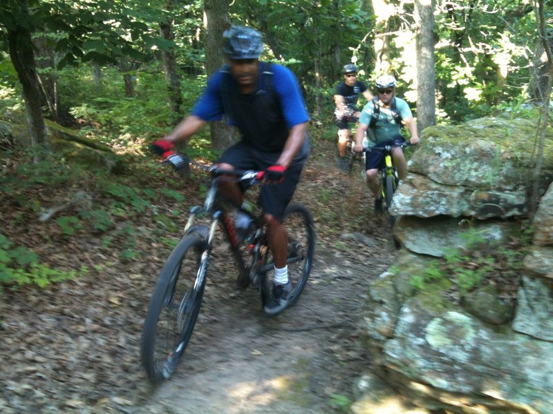 Blasting past the boulders