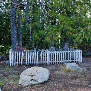 Pioneer Cemetery at Summit Meadow.  Photo by Kenneth Kruse