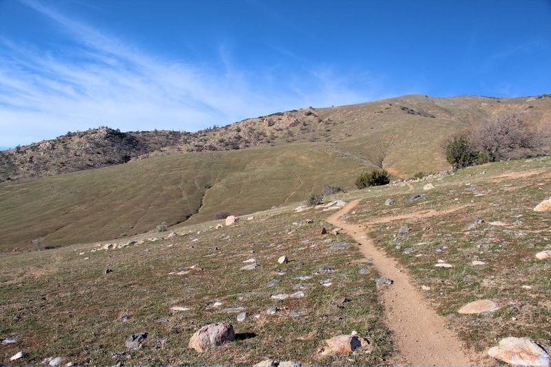 Lower part of Mifflin's loop looking northwest