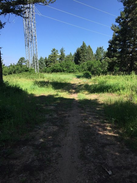 Electrical lines landmark.