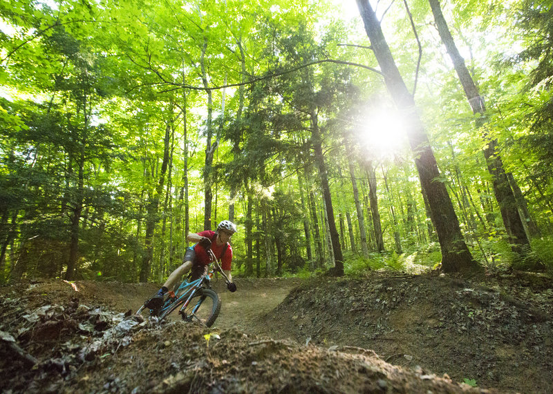 A little bit of berms goodness on Freak N Nature trail.