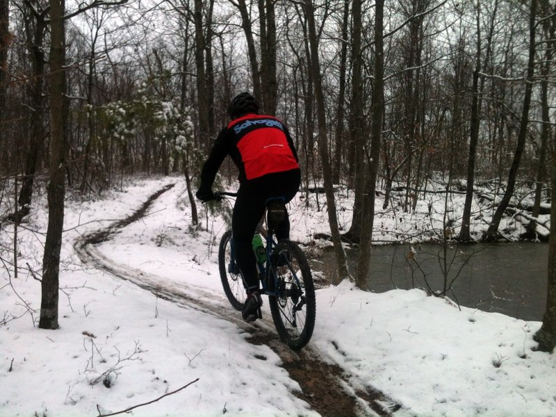 Winter ride on the ridge