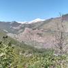 View of Wind River Peak  heading down from the top