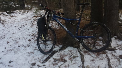 February biking in Canmore!