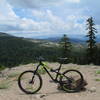 Looking out towards Donner Lake