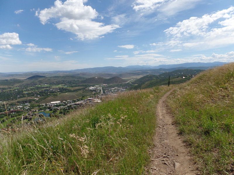 Excellent view of Park City from CMG.