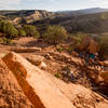 One of the spicy rock sections on J-Boy trail.