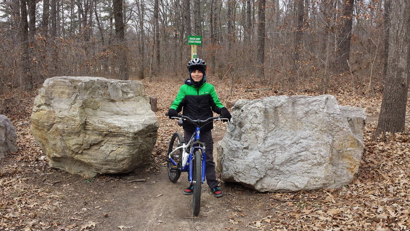 Green loop trail entrance