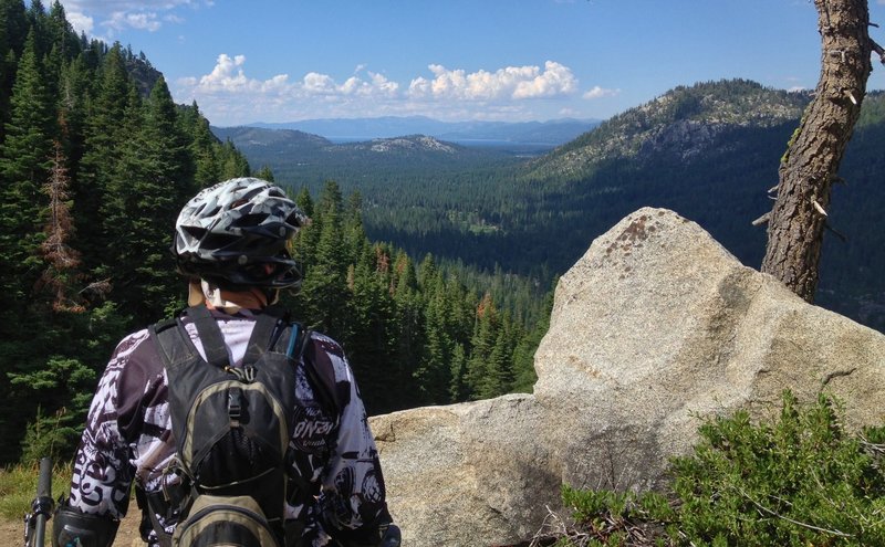 Last view of Lake Tahoe