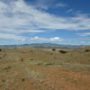 Typical two track section and views of the Magdalena Mountains.