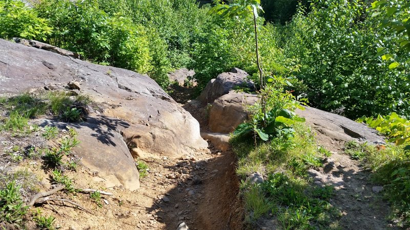 The Crevasse. Straight down the middle or take the high line to the right.