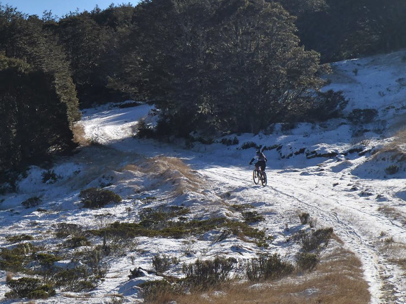 Early winter snow on Beebys 4wd road