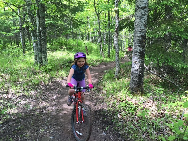 Upper Cathedral is a super fun, family friendly trail. Great ride for the kids and grown ups alike!