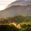 Sunset on the Pacific Rim Trail.