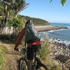 Heading south on the coastal part of the Heaphy Track