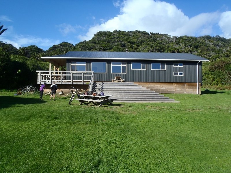 The new Heaphy Hut built to cope with the influx of mountain bikers when the track was opened for biking in 2012