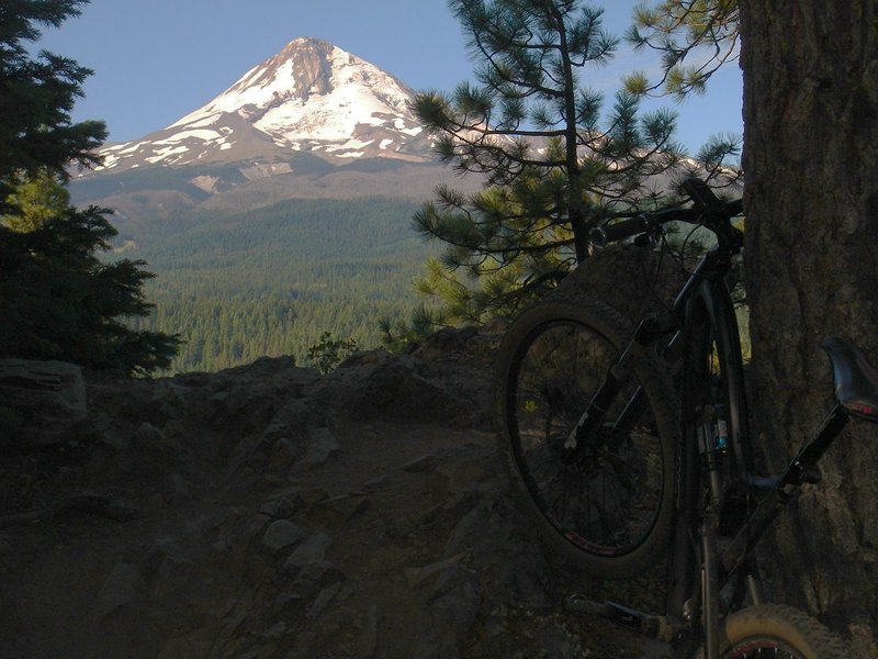 Mt. Hood comes into view...