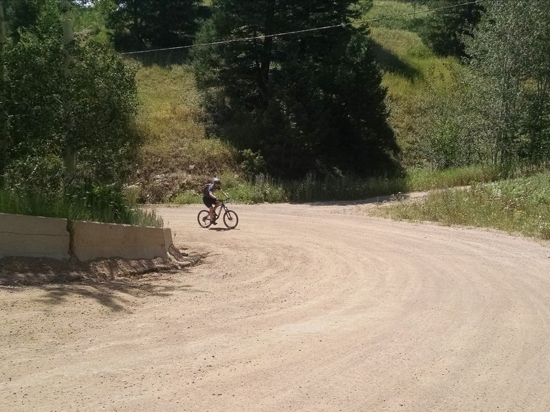 Caribou Road switchback