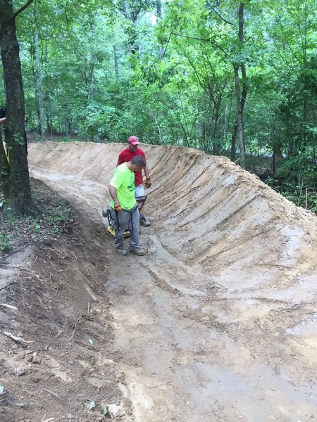 Thanks to the volunteers who helped build this trail!