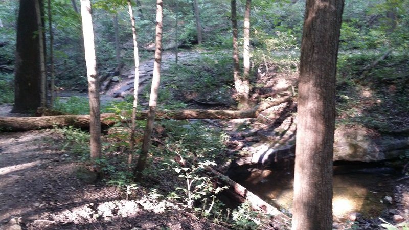 Stream crossing,all rock