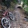 Taking a break after climbing the switchbacks