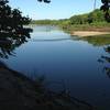 View of the Kaw along the route.