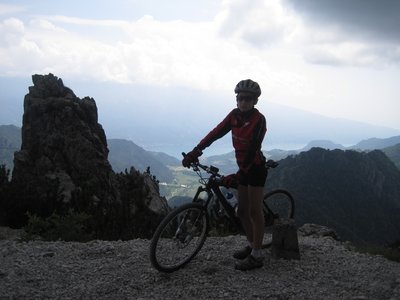 View to Lago di Garda (Photo taken halfway between Passo Tremalzo and Passo Nota.)