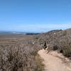 Top of the climb, nice view of Morro Bay and the Sandpit.